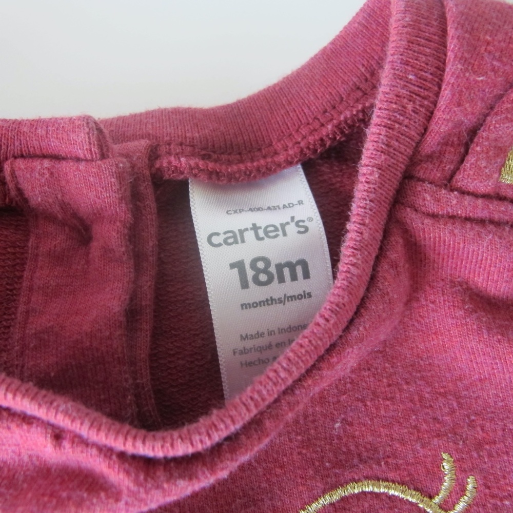 Baby Girl's Carter's Dress Size 18 months GUC - Picture 2 of 3
